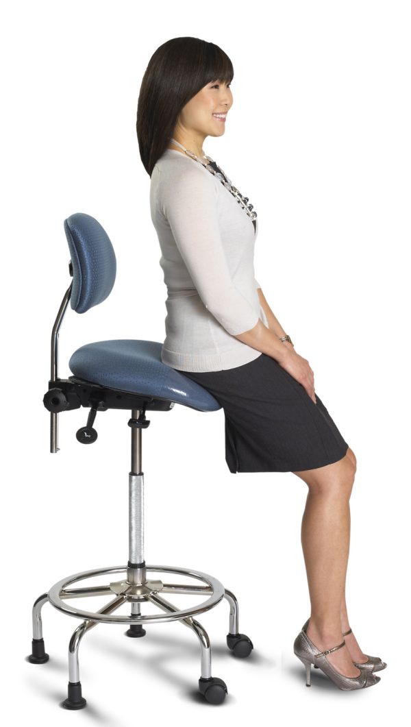 Tabouret assis-debout - Chaises ergonomiques, Laboratoires & médical - AFG- Ergo